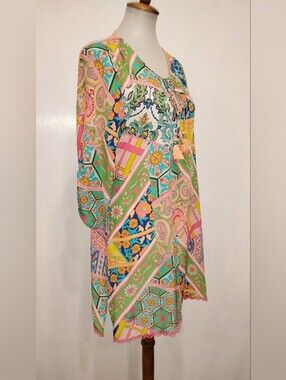 CHEERFUL SILK TOLANI DRESS